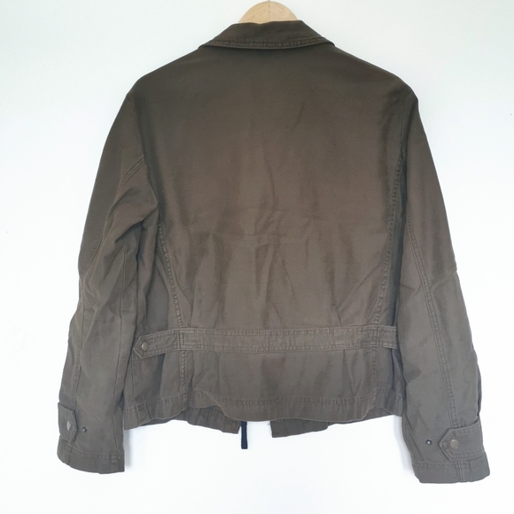 FREE PEOPLE Faye Lace Sleeve Cargo Jacket - Picture 4 of 6